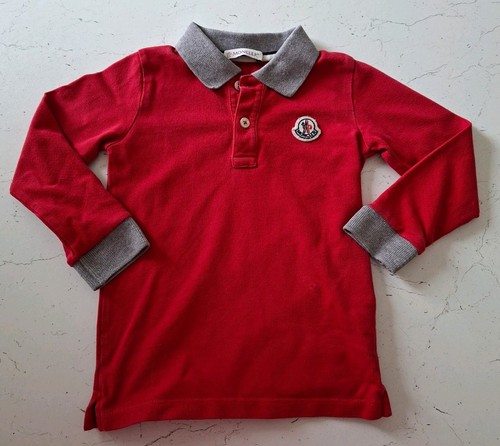 Polo moncler rossa - moncler, manica