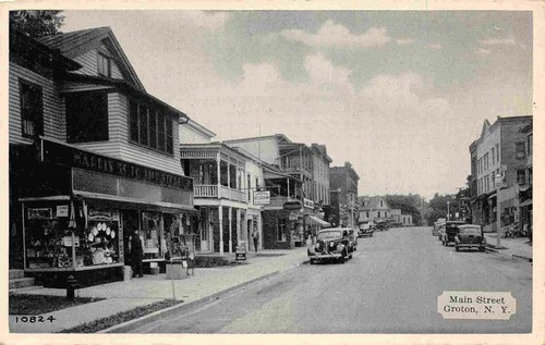 Cartolina main street - main, stores