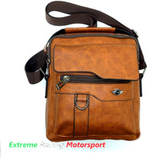 BORSA MASCHILE BROWN LOGO