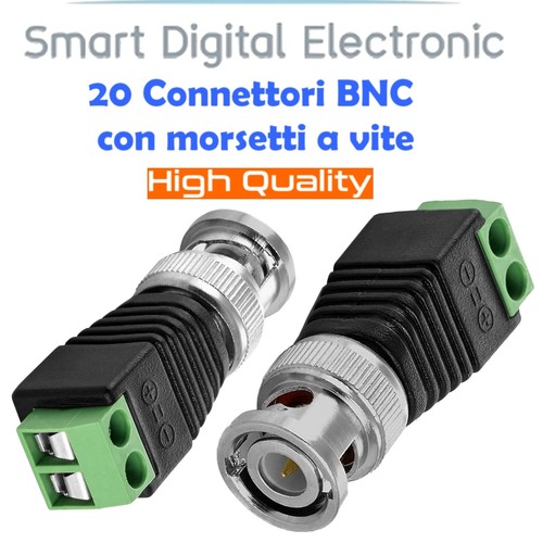 Connettore bnc maschio con - connettore,