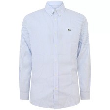 LACOSTE - Camicia bianca e