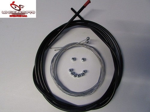 Kit freno guaina nera - kit, c/teflon