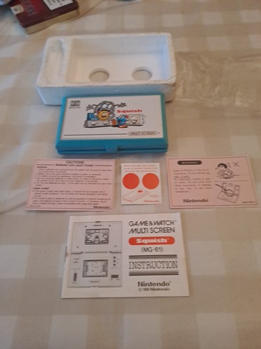 Nintendo game watch squish - game, &