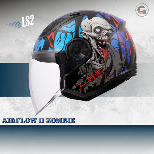 Casco jet ls2 - ii, of616