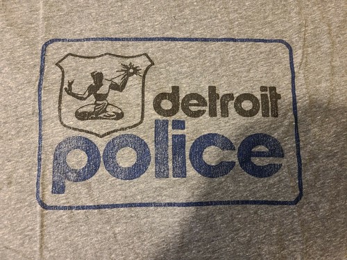 Detroit police large retro - detroit,