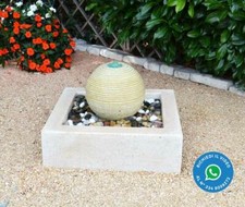 Fontana sfera vetroresina