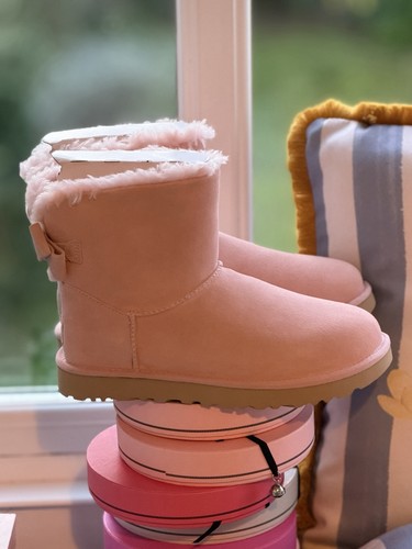 Stivali ugg nastro rosa - stivali,