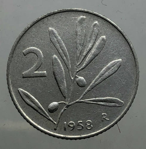 Lire ulivo 1958 raro e - 2,