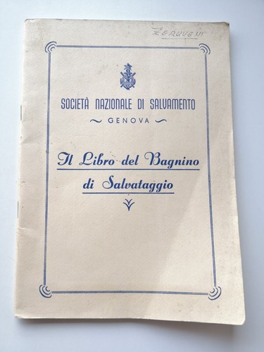 Libretto del bagnino - del,