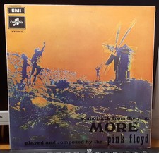 British Prog LP PINK FLOYD More 1969 Columbia Italian Press M- Early 70's Press