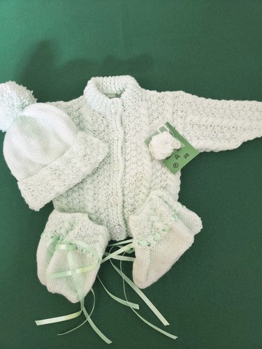 Set cardigan cappello guanti - set,