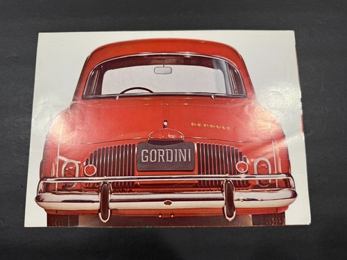 1961 renault gordini - 1961, foldout