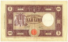 1000 LIRE BARBETTI GRANDE M