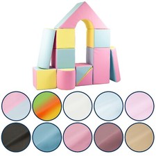 11 pezzi colorati, blocchi da