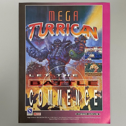 Mega turrican sega - mega,