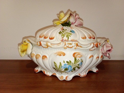 Zuppiera vintage ceramica - in,