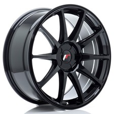 Un cerchio Cerchi JR JR11 19x8,5 ET20-42 5H BLANK Nero lucido