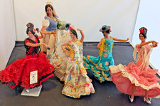 Lotto 5 bambole ballerine di