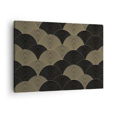 Quadro su Tela 70x50cm Nero e