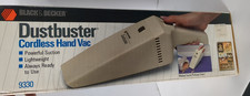 Aspirapolvere manuale senza fili Black Decker Dustbuster modello 9330 anni 80 vintage SIGILLATO