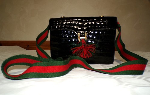 Borsa coccodrillo vintage - borsa,