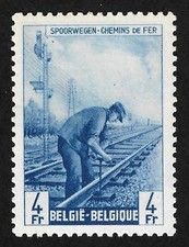 Belgium 1945 Railway Worker -