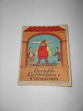 Bertoldo, Bertoldino e Cacasenno album disegno illustrato da Robero Sgrilli 1943