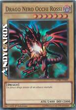 DRAGO NERO OCCHI ROSSI •