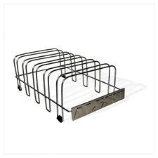 Espositore da Banco per Piatti Pubblicitario in Metallo  Vintage ALESSI Anni ‘70