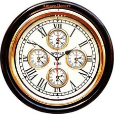 Orologio da parete in ottone