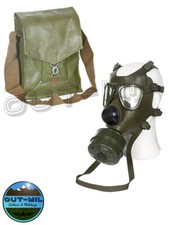 Maschera antigas M74 Esercito Rumeno con filtro e borsa portamaschera