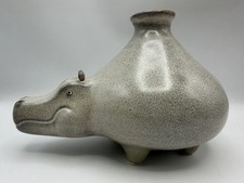 Vaso ippopotamo ceramica