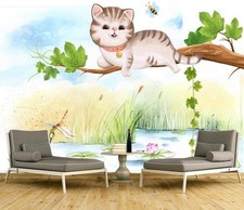 Carta da parati 3D disegnata a