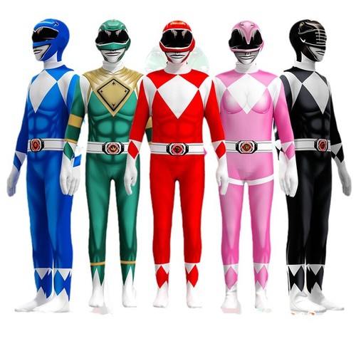 Costume power ranger - ranger, adulti