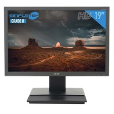 ACER B196WL 19" 16:9 SCHERMO LCD MONITOR DISPLAY CASSA DVR PC COMPUTER FISSO