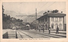 Torino Meana Stazione Ferroviaria Treno Elettrico F. Piccolo  spedita 