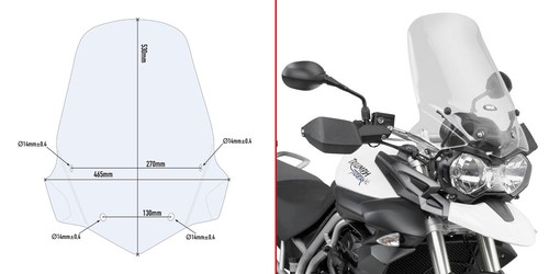 Givi parabrezza trasparente - givi,