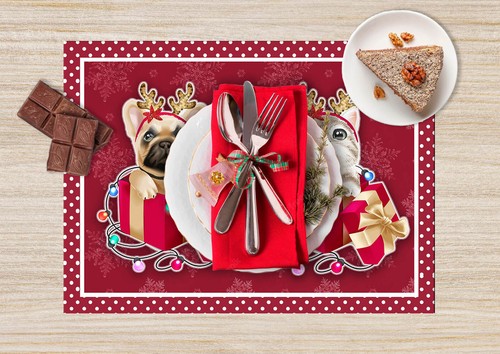 Tovagliette americane natale - tovagliette,