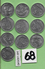 @lotto 10 monete 5 lire del 1968 repubblica italia