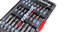 25 pezzi bit PERFORMANCE Parkside set TRAPANO AVVITATORE + custodia  NO FLUKE
