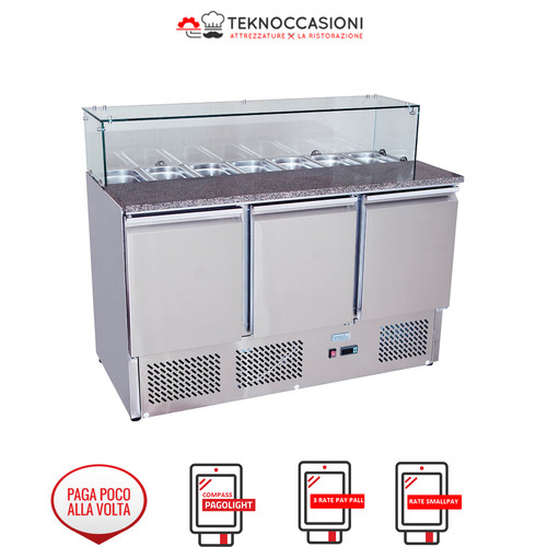 Saladette tavolo refrigerato - saladette/tavolo,