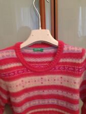 Maglia Maglione fucsia UNITED  COLORS BENETTON Taglia 10-11 anni cm 150