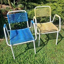 Coppia Sedie Vintage Spaghetti