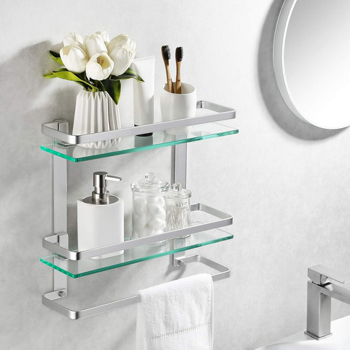 Mensola bagno vetro con - bagno,
