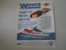 advertising Pubblicità 1991 WINNER ALGIDA e MOTO D'ACQUA YAMAHA WR 500