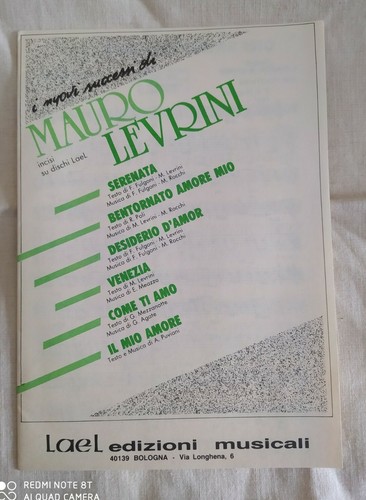Mauro levrini nuovi - "i,
