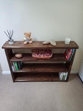 Portascarpe in legno rustico casale / libreria - grosso e molto solido - 3 ripiani