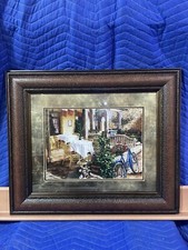 Quadro bicicletta blu - quadro,