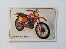 FIGURINA MOTO SPORT PANINI 1979 MAICO 250 T n 269 CON VELINA