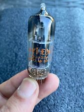 1960/s rare 12bh7 12bh7a raytheon black plate D getter perfect tube rohre vacuum